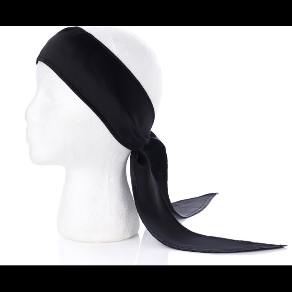 Satin hair edge scarfs